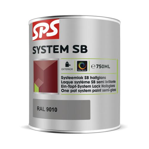 Halfglanslak system sb buiten 750ml RAL9010 product photo
