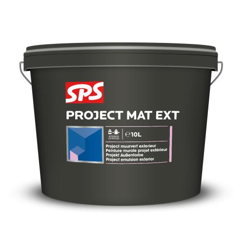 Muurverf project mat ext binnen/buiten 10L Zwart product photo