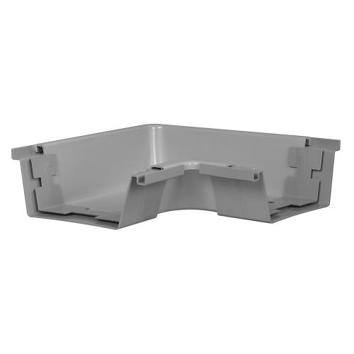 Binnenhoek voor bakgoot recht grijs 180mm product photo