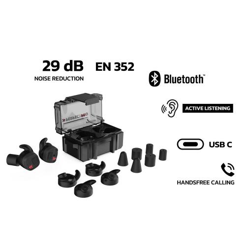 Perfectpro gehoorbescherming Earbuds Bluetooth/Oplaadbaar/IPX5 EN352 Microfoon product photo https://media.isero.nl/Isero-IseroNL-Site/images/L/2553493_1.jpg L