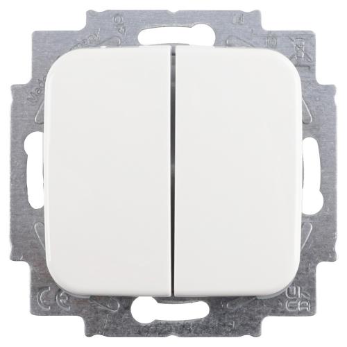 ABB Busch-Jaeger basisunit schakelaar inbouw serie polar wit basiselement serie Reflex Si Ral 9010 duurzaam doosje product photo