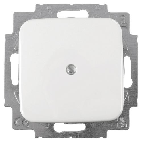 ABB Busch-Jaeger basisunit inbouw blindplaat polar wit serie Reflex Si Ral 9010 duurzaam doosje product photo