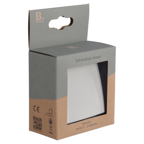 Hager Berker basisunit schakelaar inbouw wissel polar wit basiselement serie S1 in duurzaam doosje product photo https://media.isero.nl/Isero-IseroNL-Site/images/L/2553550_1.jpg L