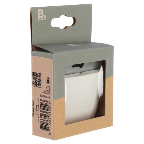 Hager Berker basisunit inbouw blindplaat polar wit serie S1 in duurzaam doosje product photo https://media.isero.nl/Isero-IseroNL-Site/images/L/2553552_1.jpg L