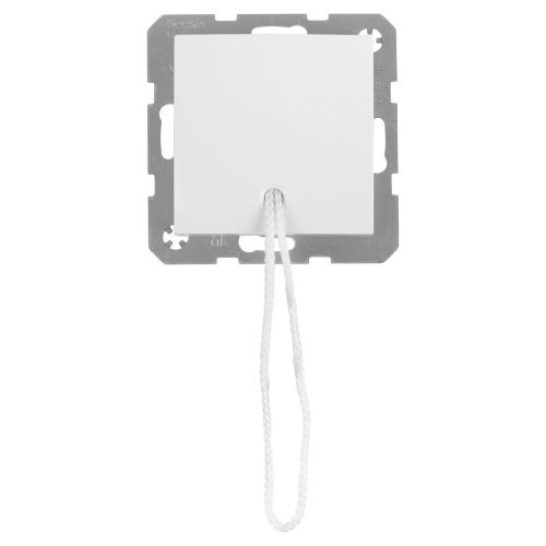 Hager Berker basisunit trekschakelaar inbouw wissel polar wit Basis serie S1 in duurzaam doosje product photo