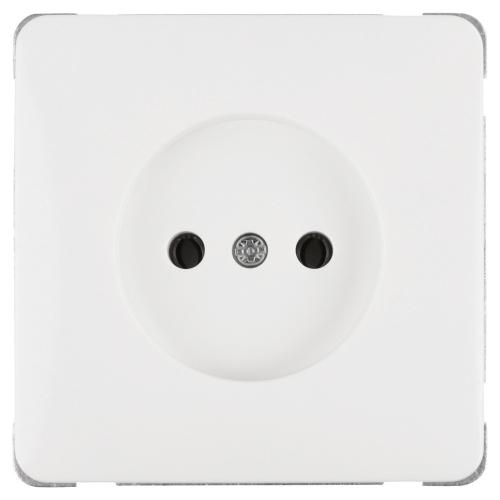 Honeywell Peha wandcontactdoos inbouw 1 voudig zonder randaarde polar wit serie Standaard Ral 9010 duurzaam doosje product photo