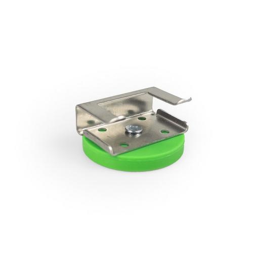 Bevestigingsclips voor lichtslang pro RVS magnetisch Verpakking = 5 stuks Metal Mounting Clips Magnets product photo