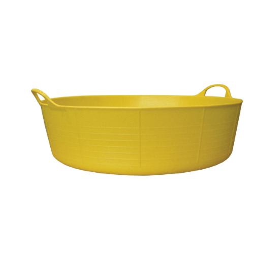 Flexibele emmer 15l model gorilla tubs geel product photo