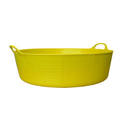 Flexibele emmer 35l model gorilla tubs geel product photo