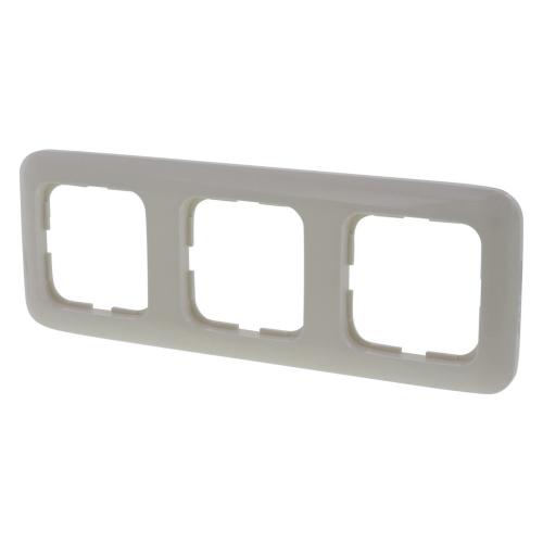 ABB Busch-Jaeger afdekraam inbouw 3 voudig alpin wit serie Reflex Si Ral 9010 Duurzaam Verpakking product photo