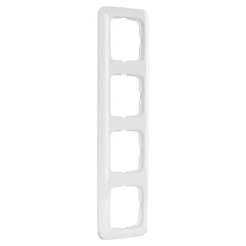 ABB Busch-Jaeger afdekraam inbouw 4 voudig alpin wit serie Reflex Si Ral 9010 Duurzaam Verpakking product photo