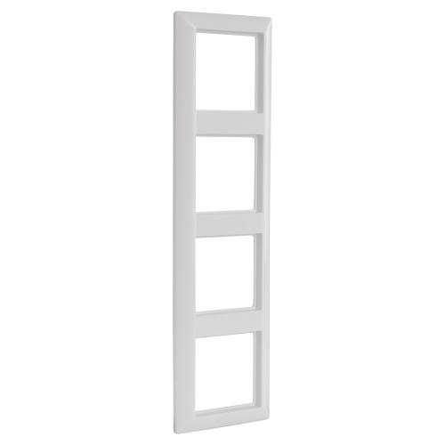 Jung afdekraam inbouw 4 voudig alpine wit serie AS500 Ral 9016 in duurzame verpakking product photo