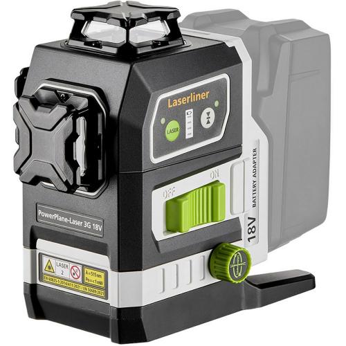 Powerplane 3D kruislijnlaser groen 18V 3G Multi (excl. Accu) in L-Boxx met adapter product photo https://media.isero.nl/Isero-IseroNL-Site/images/L/2578139_1.jpg L