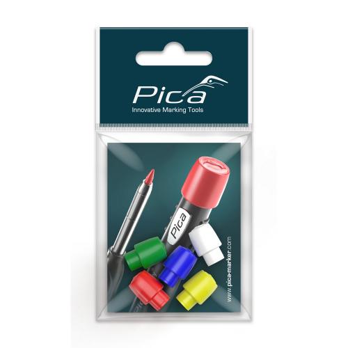 Pica Dry 55801 Gekleurde doppen (5 stuks) PI55801 product photo