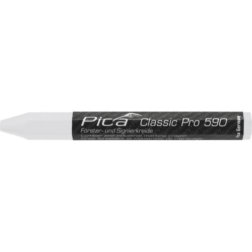 Pica Classic 590/52 markeerkrijt PRO wit - 12 krijtjes PI59052 product photo