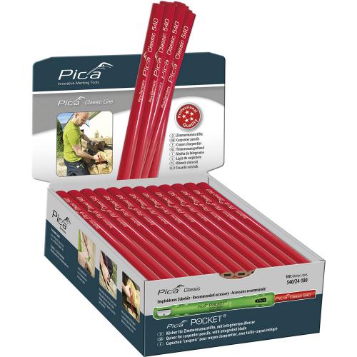 Pica Classic 540/24 timmermanspotlood 2H 24 cm PI54024-10 product photo https://media.isero.nl/Isero-IseroNL-Site/images/L/2591229_1.jpg L