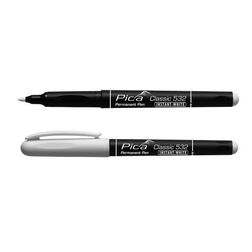 Pica Classic 532/52 permanent pen wit - ronde punt PI53252 product photo