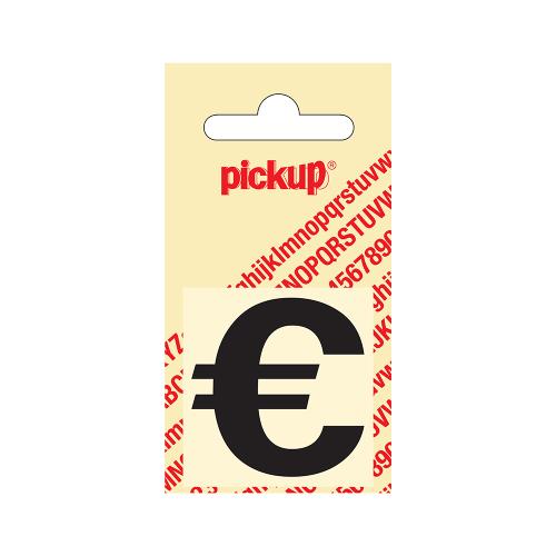 Plak euro-teken helvetica 40mm - zwart product photo
