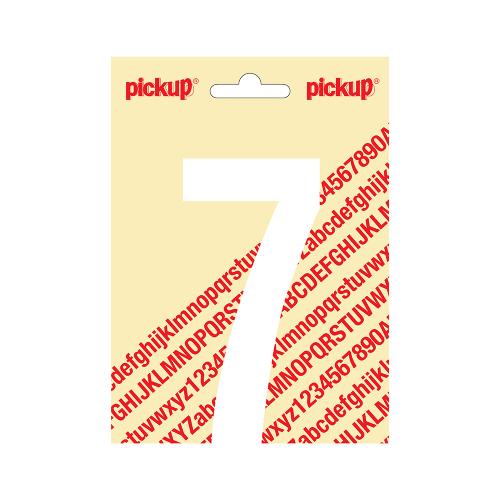 Plakcijfer Nobel 120mm wit 7 product photo