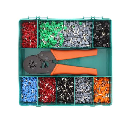 Adereindhulzen enkel/twin assortiment geisoleeerd incl. tang Inhoud 1450+1 stuks tang Serie ATK-GPH6DI-KT product photo