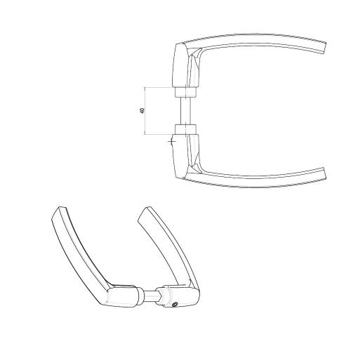 Noxxa deurkruk 172 - F1 blok model - deurdikte 38-42mm product photo https://media.isero.nl/Isero-IseroNL-Site/images/L/2599704_5.jpg L