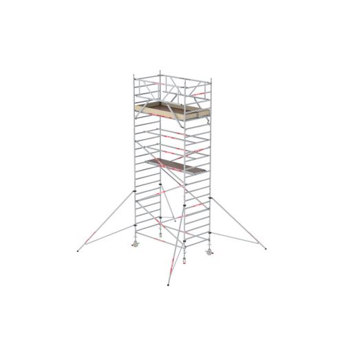 Rolsteiger hout-Deck 1.35x2.45m werkhoogte 7.2m RS Tower 32-S met 2 safe quick + 12 schoren product photo