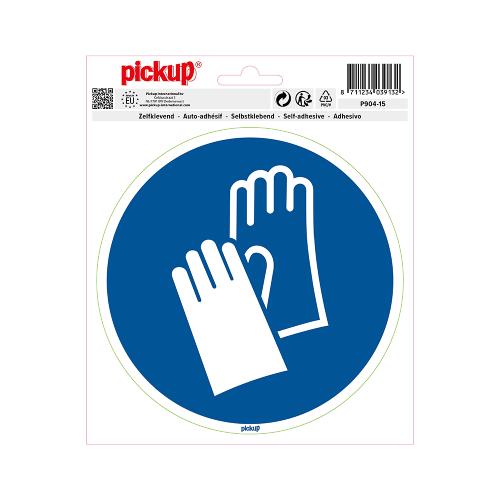 Gebods-sticker 150mm Veiligheidshandschoenen verplicht product photo