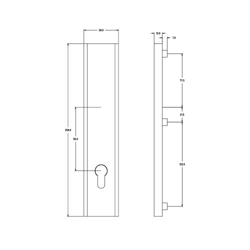 Noxxa veiligheidsbuitenschild rechthoekig F1 - 250x50mm PC92 - blind - SKG*** product photo https://media.isero.nl/Isero-IseroNL-Site/images/L/2610302_5.jpg L