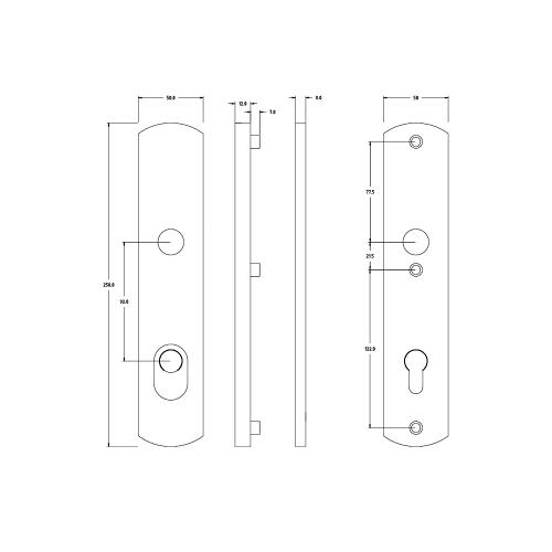 Noxxa veiligheidsschilden curve F1 - 250x50mm PC92 DD. 60-70mm - met kerntrekbeveiliging SKG*** product photo https://media.isero.nl/Isero-IseroNL-Site/images/L/2610329_5.jpg L