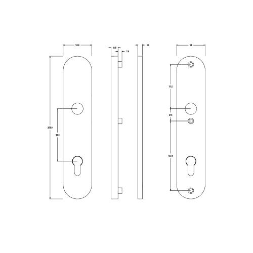 Noxxa veiligheidsschilden rond F1 - 250x50mm PC92 DD. 37-47mm - SKG*** product photo https://media.isero.nl/Isero-IseroNL-Site/images/L/2610332_5.jpg L