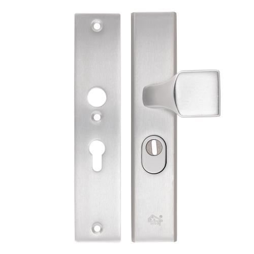 Noxxa veiligheidsgarnituur rechthoekig F1 - 250x50mm PC55 DD. 48-62mm - met kerntrekbeveiliging SKG*** product photo