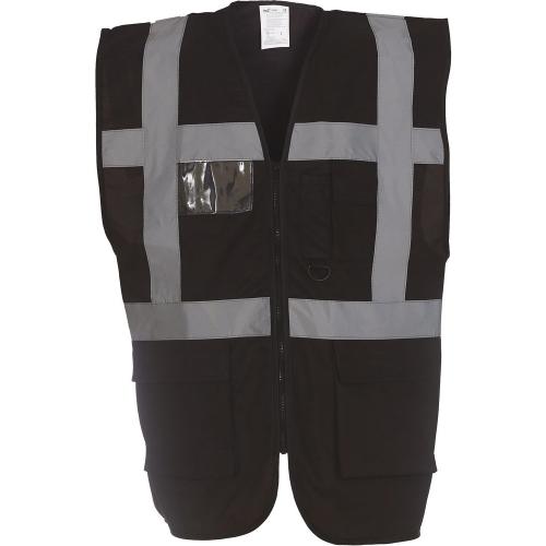 Signalisatie multifunctioneel executive vest zwart Mt S product photo