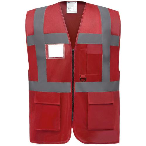 Signalisatie multifunctioneel executive vest rood Mt XL product photo