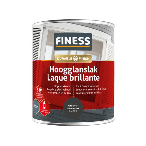 Hoogglanslak binnen/buiten 750ml Antraciet RAL7016 product photo