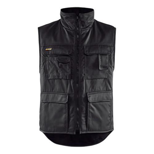 Bodywarmer nylon/katoen mt m zwart n product photo