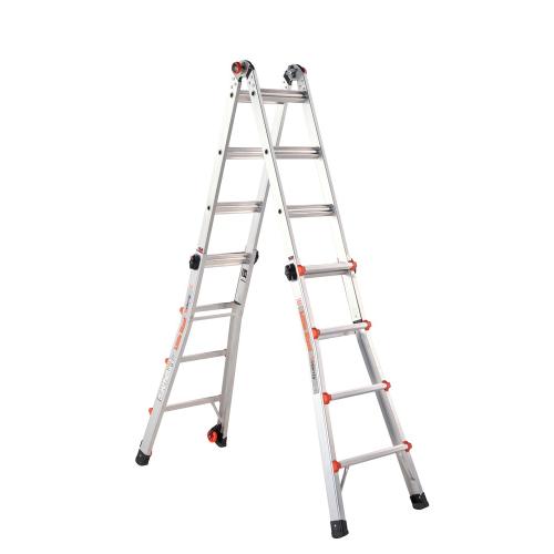 Altrex telescopische vouwladder aluminium 4x4 treden Little Giant Velocity product photo https://media.isero.nl/Isero-IseroNL-Site/images/L/265410_3.jpg L