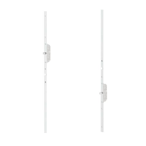 Noxxa bijzetsloten voor renovatie meerpuntssluiting - verzinkte rechte voorplaat 16mm - boven- en onderdeel met penschoot product photo