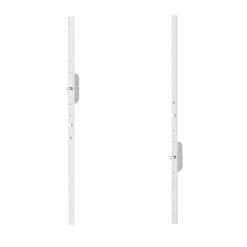 Noxxa bijzetsloten voor renovatie meerpuntssluiting - verzinkte U-voorplaat 24x6mm - boven- en onderdeel met penschoot product photo