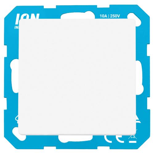 Ion basisunit schakelaar inbouw incl. wip kruis alpin wit V1,J1 serie 10.300.040 + 20.300.014 in Doosje product photo