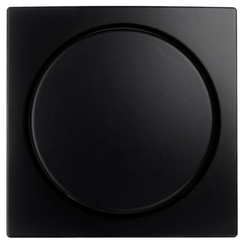 Ion bedieningselement centraalpl.knop enkel dimmer mat zwart V1,J1 serie 20.300.316 in Doosje product photo