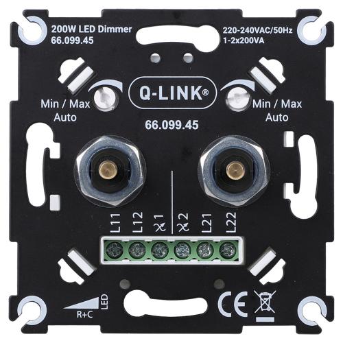 Q-Link dimmer inbouw v/alle dimbare lichtbronnen + afdekplaat wit 2-200w Led druk wissel dubbel Polar wit product photo https://media.isero.nl/Isero-IseroNL-Site/images/L/2727349_3.jpg L
