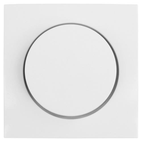 Hager Berker centraalplaat voor dimmer met enkele knop polar wit serie S1 R9010 Bedieningselem.duurzaam doosje product photo