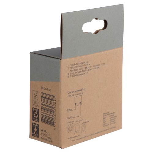 Hager Berker wandcontactdoos inbouw 1 voudig zonder ra mat antraciet serie S1 Ral 7021 in duurzaam doosje product photo https://media.isero.nl/Isero-IseroNL-Site/images/L/2730869_4.jpg L