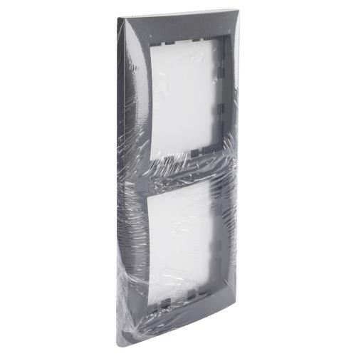 Hager Berker afdekraam inbouw 2 voudig mat antraciet serie S1 Ral 7021 in duurzame verpakking product photo https://media.isero.nl/Isero-IseroNL-Site/images/L/2730873_1.jpg L