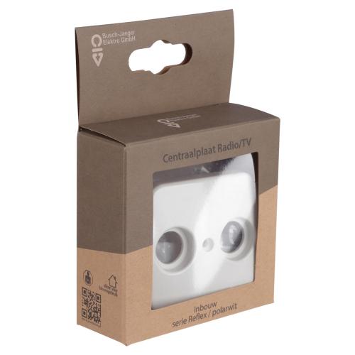 ABB Busch-Jaeger centraalplaat inbouw voor radio/TV/Sat polar wit serie Reflex Si Ral 9010 duurzaam doosje product photo https://media.isero.nl/Isero-IseroNL-Site/images/L/2730884_1.jpg L