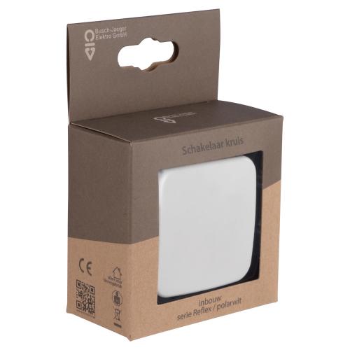 ABB Busch-Jaeger basisunit schakelaar inbouw kruis Ral 9010 polar wit serie Reflex basiselement duurzaam doosje product photo https://media.isero.nl/Isero-IseroNL-Site/images/L/2730892_1.jpg L