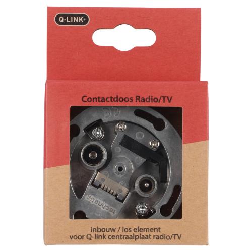 Q-Link contactdoos inbouw radio/Tv Tras-2000b retour geschikt basiselement in duurzaam doosje product photo https://media.isero.nl/Isero-IseroNL-Site/images/L/2730899_1.jpg L