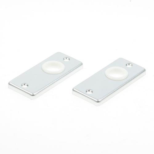 Rozetten F1 kruk rechthoekig 18mm product photo