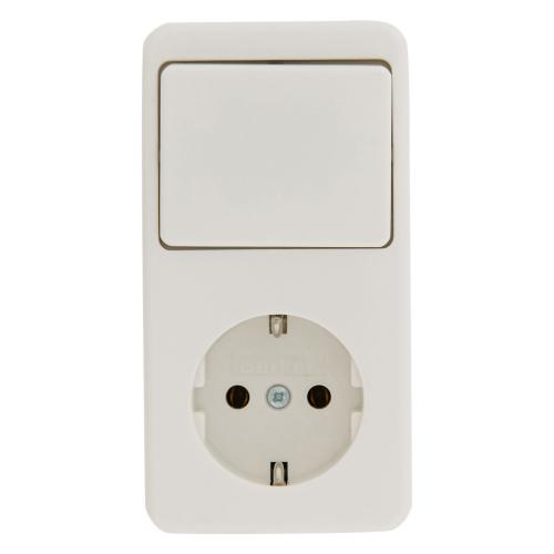 Hager Berker combinatie opbouw wissel met randaarde polarwit Opbouw AP Ral 9010 product photo https://media.isero.nl/Isero-IseroNL-Site/images/L/2758445_1.jpg L