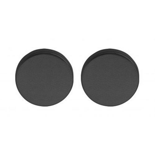 Noxxa blindrozet - rond 54mm - RVS mat geborsteld zwart - deurdikte 38-42mm - DIN links/rechts product photo